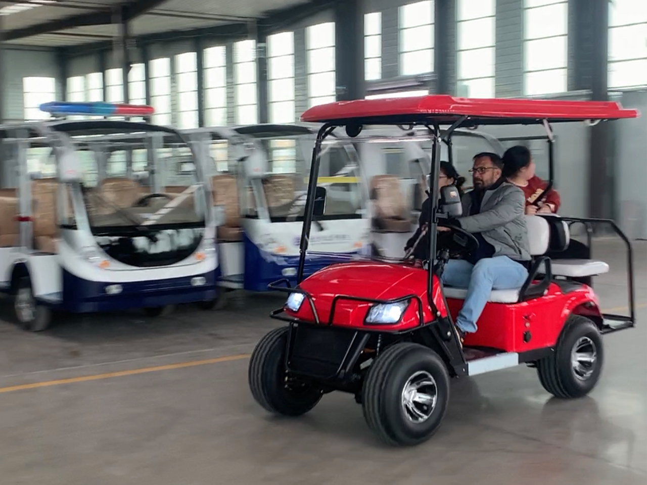 電動訓練觀光車高爾夫球車出口產品